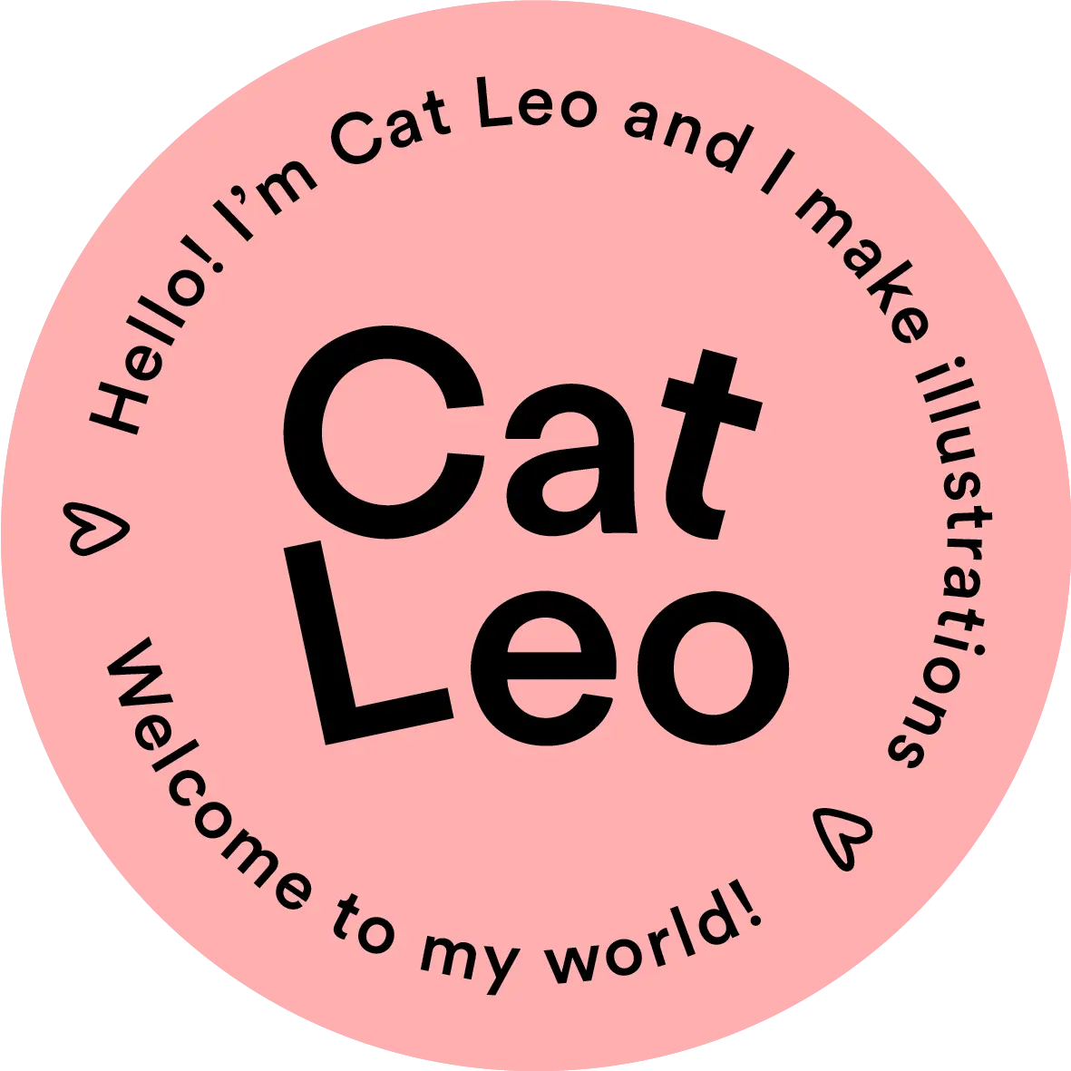 Cat Leo illustrations logo.